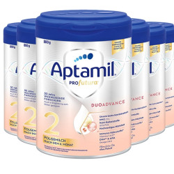 Aptamil 爱他美 德爱白金 婴幼儿配方奶粉 2段 800g*6罐