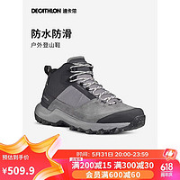 DECATHLON 迪卡侬 登山鞋防水透气户外旅游徒步鞋保暖中帮男款4236896