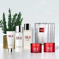 SK-II 旅行护肤九件套（洁面20g+神仙水30ml+清莹露30ml+面霜滋润版15g+面霜清爽版15g+面膜4片）