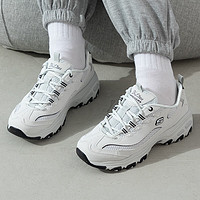 SKECHERS 斯凯奇 24夏季新款网面透气老爹鞋 896193-LTGY