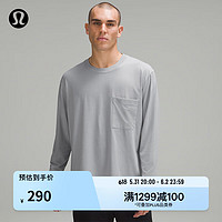 lululemon 丨Fundamental? 男士寬松款長袖 T 恤 LM3ERUS 犀?；?  width=