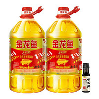 金龙鱼 黄金比例食用调和油4L*2+酱油150ml 家用粮油 营养健康食用油