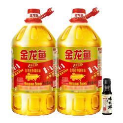 金龙鱼黄金比例食用调和油4l2酱油150ml家用粮油营养健康食用油