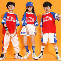 BaiLi 百丽 六一儿童演出服装男女童啦啦操比赛服幼儿爵士舞表演服少儿街舞服