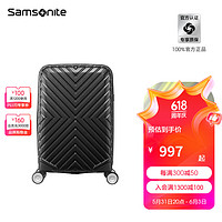 Samsonite 新秀丽 行李箱大容量时尚拉杆箱06Q 20寸 黑色