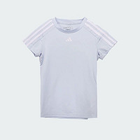 88VIP：adidas 阿迪达斯 童装女大童圆领短袖24年夏季新款运动T恤 IS1296 IR7518