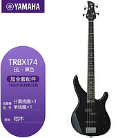 YAMAHA 雅马哈 贝斯TRBX174 304四弦305五弦初学者被主动电贝司BASS TRBX174-BL黑色