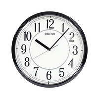 SEIKO 精工 日本精工時鐘現代時尚家用客廳臥室數字創意鐘表圓形掛鐘