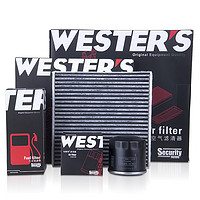 WESTER'S 韦斯特 滤清器保养套装适用于 吉利GX7 /SX71.8 2.0 2.4 四滤