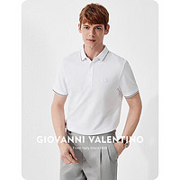 GIOVANNI VALENTINO 卓凡尼·华伦天奴 男士纯棉短袖polo衫