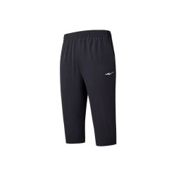 erke鸿星尔克运动裤男2024夏季新款男士跑步健身运动七分裤男裤梭织裤