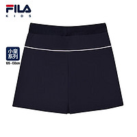 FILA 斐乐 童装儿童短裤2023夏季女小童运动针织裤裙子