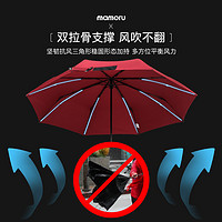 mamoru 葵 雨伞超强抗风折叠加固加大自动伞男女双人防吹翻