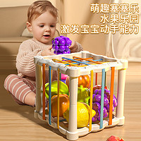 SNAEN 斯纳恩 婴儿玩具0-1岁早教水果塞塞乐宝宝精细动作训练男孩女孩六一儿童节礼物
