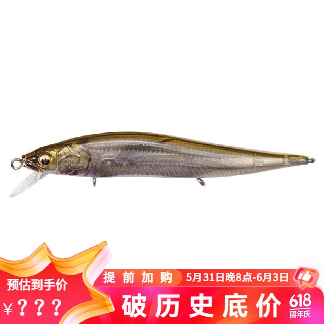 Megabass抽停米诺VISION ONETEN Jr.假饵路亚饵翘嘴鲈鱼仿生拟饵 Jr-(51)FA WAKASAGI