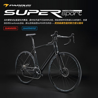 PARDUS 瑞豹公路车SUPER SPORT碳纤维105碟刹弯把自行车