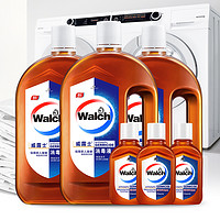 88VIP：Walch 威露士 消毒液 1L*3瓶+60ml*3瓶 松木清香