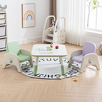 nanx儿童学习桌可升降幼儿园宝宝阅读角玩具桌婴儿早教可调节桌子