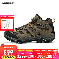 MERRELL 迈乐 上新 户外经典徒步鞋男女款MOAB3 GTX中帮透气防水耐磨防滑登山鞋 J035795棕黑（男款） 42