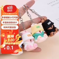 SHUNFUMEI 顺富美 渔夫帽钥匙扣. 颜色