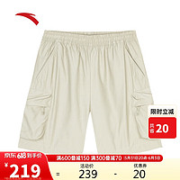 ANTA 安踏 户外运动短裤男夏季透气工装大口袋休闲短裤子152426504