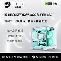 百亿补贴：MLOONG 名龙堂 i5 12600KF/13600KF/14600KF/RTX4070SUPER显卡高端台式电脑主机