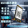 Kingchuxing 金储星 Msata接口SSD固态硬盘笔记本台式机电脑高速读写固态硬盘电脑 Msata预装WIN10 256G