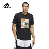 adidas 阿迪达斯 男装夏季时尚潮流舒适休闲运动短袖T恤 HK6728 M