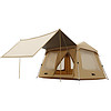 探险者 帐篷户外露营装备全套野营过夜自动折叠便捷式一室一厅天幕