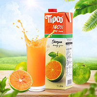 88VIP：泰宝泰宝 tipco泰宝泰国进口NFC青橙菠萝1L*1盒100%芒果椰子汁无添加VC饮料