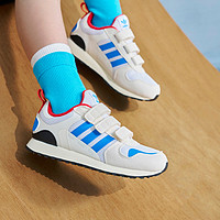 adidas 阿迪达斯 官网三叶草ZX 700男小童魔术贴经典跑步风运动鞋子