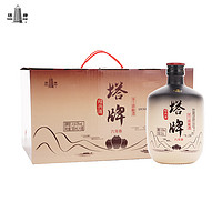 塔牌 绍兴黄酒手工原酿酒六年陈花雕酒 14度 整箱礼盒装500ml