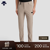 DESCENTE 迪桑特 DUALIS系列都市通勤男士梭织运动长裤夏季 BR-BROWN 3XL(190/96A)