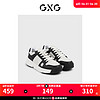 GXG 男鞋板鞋男潮流运动板鞋休闲鞋板鞋厚底男休闲鞋 白色/黑色 39