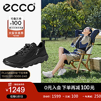 爱步（ECCO）*网面鞋女 夏季简约低帮运动鞋日常休闲透气跑步鞋 驱动820263 黑色82026351052 39