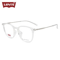 李维斯（Levi's）眼镜框男女款近视眼镜架LV7128/900+依视路钻晶膜岩1.60镜片 900透明色