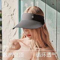 uvno 防晒帽2024遮阳大帽檐空顶太阳帽子无痕防紫外线女款夏天