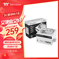 Thermaltake 曜越 Tt）额定750W TR2 S 750 电脑电源 白色（80PLUS认证/主动式PFC/智能温控风扇/支持背线）