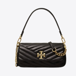 TORY BURCH 汤丽柏琦 KIRA 小号斜纹翻盖肩背包 TB 90456