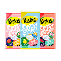 88VIP：KisKis 酷滋 轻咀嚼无糖口香糖 (西瓜味+柠檬+水蜜桃、34g