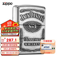 ZIPPO 之宝 芝宝 250JD427 杰克丹尼威士忌之锡徽章 打火机