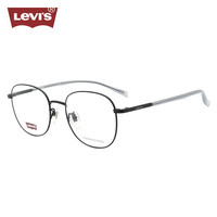 李维斯(Levi's)眼镜框男款近视眼镜架LV7099/807+国产1.598防蓝光镜片 807黑色