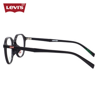 李维斯（Levi's）眼镜框男款近视眼镜架LV7152/ 807+依视路爱赞全晰膜御1.60镜片 807黑色
