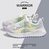 WARRIOR 回力 镂空网鞋女轻便透气跑步鞋百搭舒适耐磨运动休闲鞋