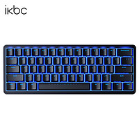 ikbc 机械键盘无线办公键盘cherry樱桃轴R300mini蓝光有线61键 红轴
