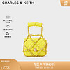 CHARLES & KEITH CHARLES&KEITH恋恋包23早春CK2-70671382小香风菱格链条单肩斜挎小方包 Lime青黄色 S