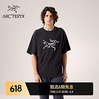 ARC'TERYX 始祖鸟 ARC’TERYX始祖鸟 ENVOY ARC'WORD SS 透气 男子 棉质短袖T恤 Black/黑色 S