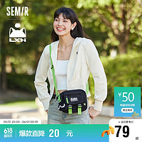 Semir 森马 小方包罗小黑联名运动斜挎包时尚情侣包105524153218