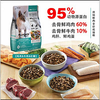 Nuatpeis 低温烘焙粮鲜肉成猫粮高蛋白鲜肉粮猫咪低敏高营养1.36kg 鸡肉&牛肉&红薯 1.36kg 成猫