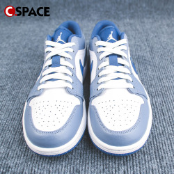 nike耐克cspacejjairjordan1lowaj1海军蓝复古篮球鞋553558414
